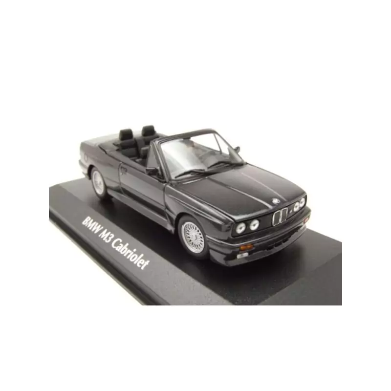 Marketplace : BMW M3 Cabriolet E30 1988 Noire - Maxichamps - 1:43