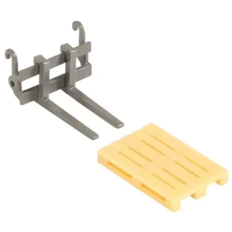 Marketplace : Fourche à palettes avec une palette pour ATLAS Weycor...