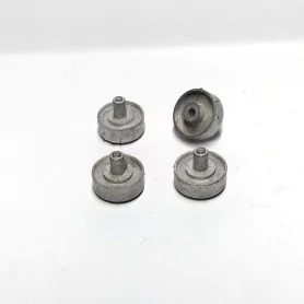 4 Jantes AR de jumelage ø12.50 mm - White Metal |Pièces et kits pou...