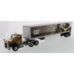 Marketplace : CATERPILLAR CT660 avec remorque - Diecast Masters - 1:50