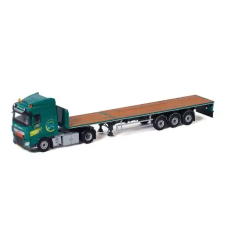 Marketplace : DAF XF SPACE CAB MY2017 4x2 avec plateau 3 essieux AM...