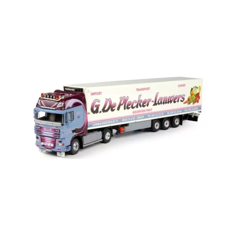 Marketplace : DAF XF105 Super Space Cab 4x2 avec semi frigorifique ...