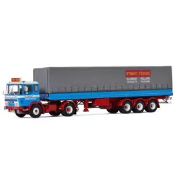 Marketplace : DAF 2600 4x2 avec remorque 3 Essieux RYNART - WSI - 1:50