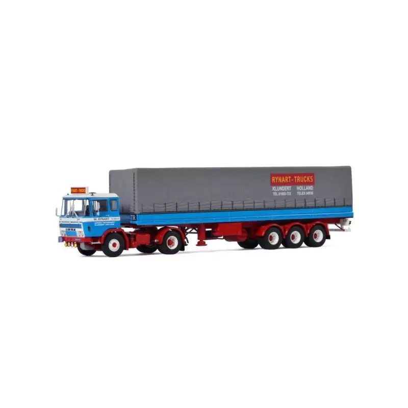 Marketplace : DAF 2600 4x2 avec remorque 3 Essieux RYNART - WSI - 1:50