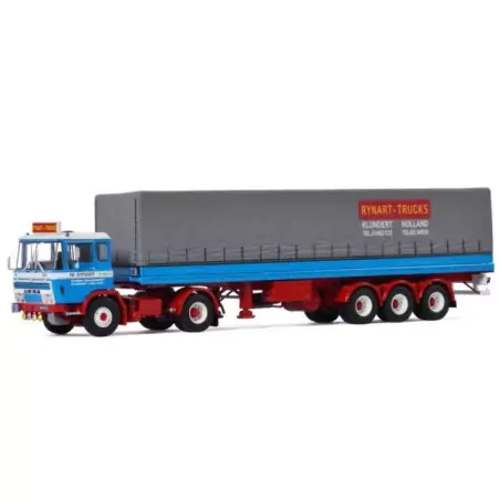 Marketplace : DAF 2600 4x2 avec remorque 3 Essieux RYNART - WSI - 1:50