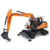 Marketplace : Pelle sur Pneus DOOSAN DX140W - Universal Hobbies - 1:50