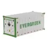 Marketplace : Container 20 Pieds Blanc EVERGREEN - Diecast Masters ...
