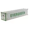 Marketplace : Container 40 pieds Blanc EVERGREEN - Diecast Masters ...