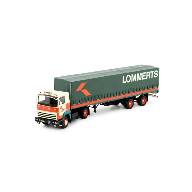 Marketplace : FORD Transcontinental 4x2 avec remorque bâchée 2 Essi...