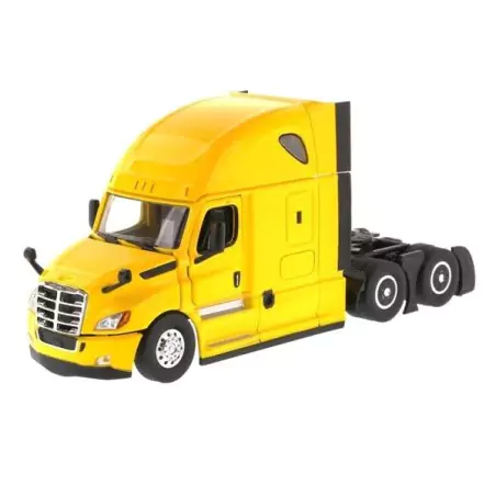 Marketplace : FREIGHTLINER Cascadia 6x4 Jaune - Diecast Masters - 1:50