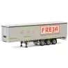 Marketplace : Remorque bachée 3 essieux FREJA - WSI - 1:50