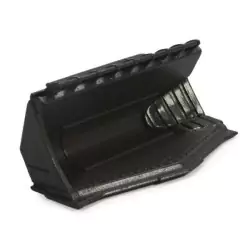 Marketplace : Godet latéral GJERSTAD Noir pour chargeur - Gaz Evans...