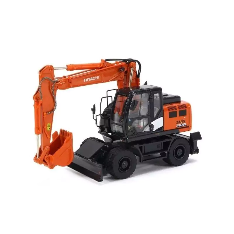 Marketplace : Pelle sur pneus HITACHI Zaxis 140W - Replicars - 1:50