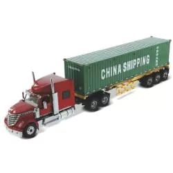 Marketplace : INTERNATIONAL Lonestar Day cab 6x4 + porte container ...