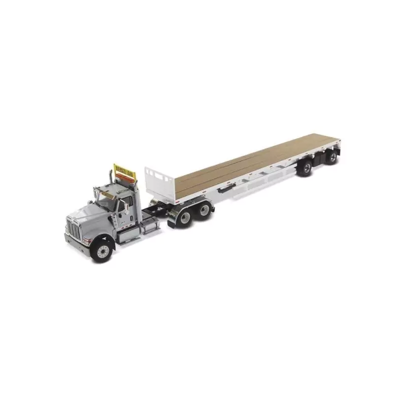 Marketplace : INTERNATIONAL HX520 6x4 avec plateau 2 Essieux - Diec...