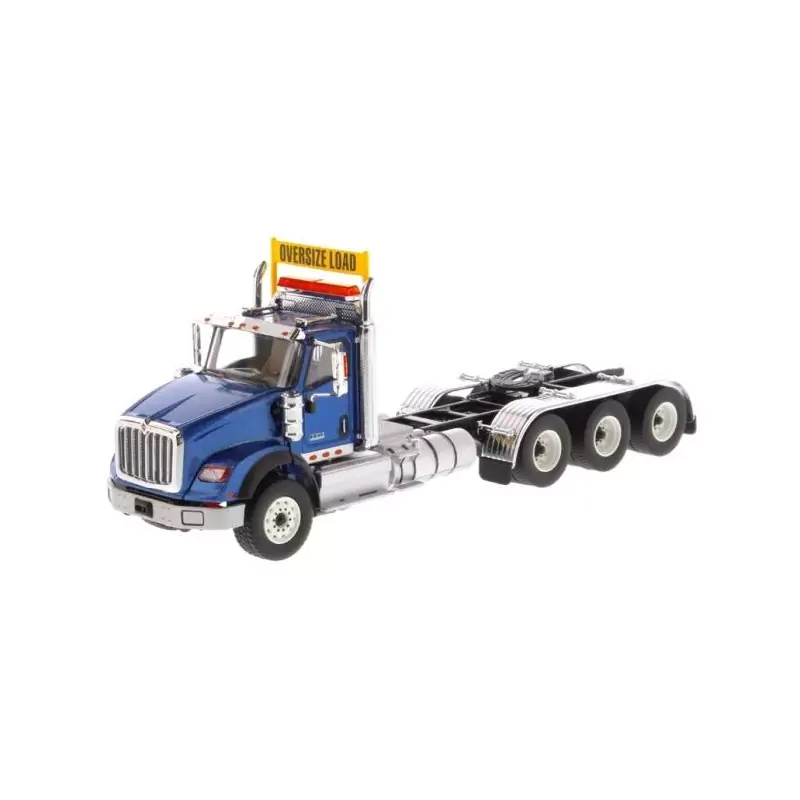 Marketplace : INTERNATIONAL HX620 Day Cab Tridem bleu - Diecast Mas...