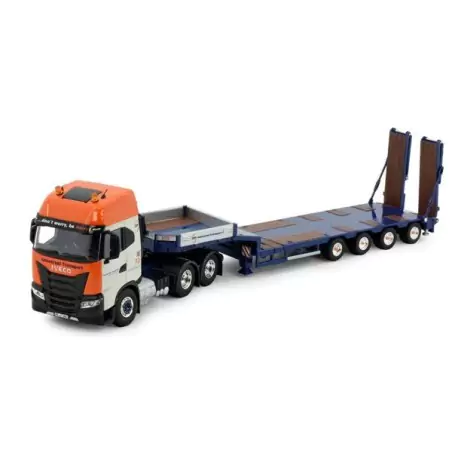 Marketplace : IVECO S-Way 6x4 avec plateau surbaissé 4 Essieux UNIV...