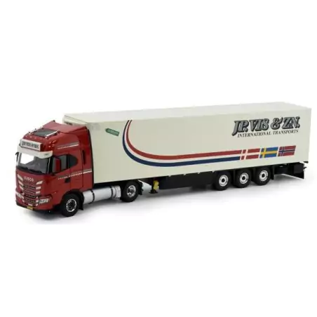 Marketplace : IVECO S-Way 4x2 avec remorque frigo 3 Essieux JP. VIS...