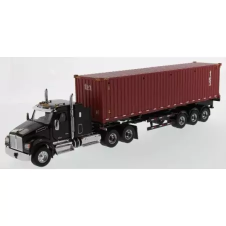 Marketplace : KENWORTH T880 SFFA 6x4 + porte container et container...