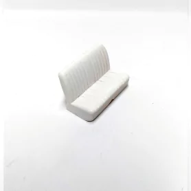 Banquette en résine - Blanc - 1:43 - Artisans43 |Pièces et kits pou...