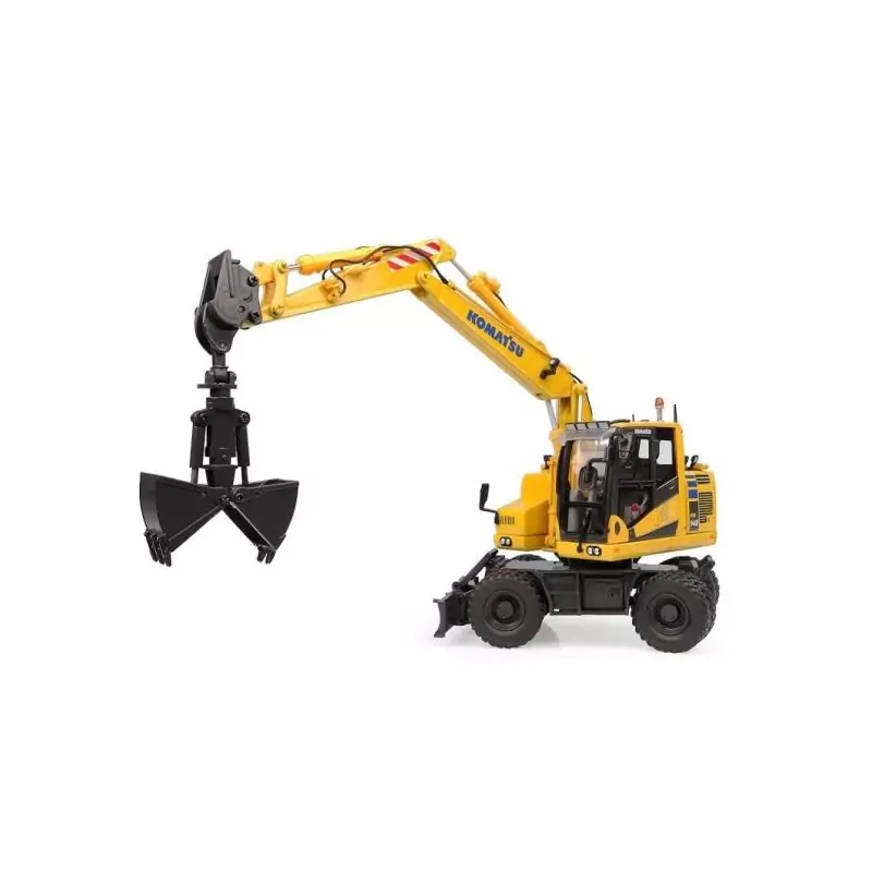 Marketplace : Pelle sur pneus KOMATSU PW148-11 avec godet et benne ...