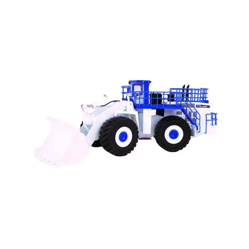 Marketplace : Chargeur KOMATSU WA900-3 WHITE DEMO - First Gear - 1:50