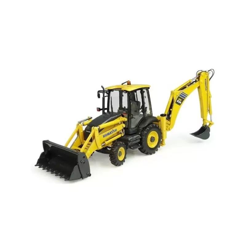 Marketplace : Tractopelle KOMATSU WB93R-8 - Universal Hobbies - 1:50