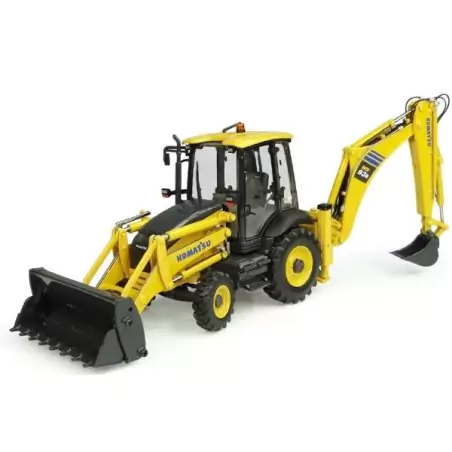 Marketplace : Tractopelle KOMATSU WB93R-8 - Universal Hobbies - 1:50