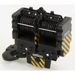 Marketplace : Crochet 450 Tonnes 18 Poulies "Noir et Jaune" LIEBHER...