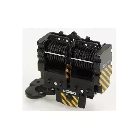 Marketplace : Crochet 450 Tonnes 18 Poulies "Noir et Jaune" LIEBHER...