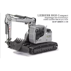 Marketplace : LIEBHERR R920 Compact grise - Conrad - 1:50
