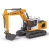 Marketplace : Pelle sur chenilles LIEBHERR R922 avec flèche en deux...