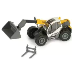 Marketplace : Télescopique LIEBHERR T55-7 avec fourches et godet - ...