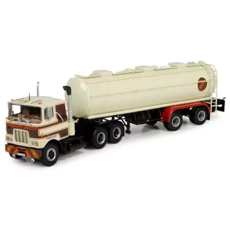 Marketplace : MACK F700 et remorque citerne Sabaton - Tekno - 1:50