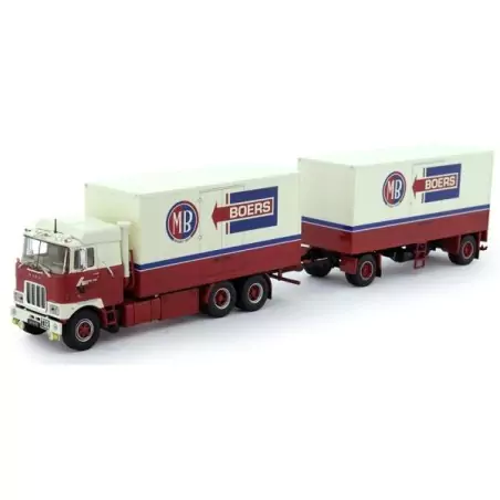 Marketplace : MACK F700 6x4 porteur caise rigide et remorque transp...