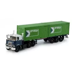 Marketplace : MACK F700 6x4 GROENENBOOM avec porte container et 2 C...