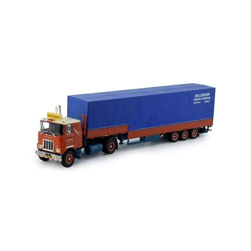 Marketplace : MACK F700 4x2 et remorque bâchée Transports MARTIN HE...