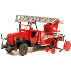 Marketplace : MAGIRUS 6x4 Pompier avec échelle - Conrad - 1:50