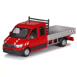 Marketplace : Camion benne MAN TGE rouge - - Conrad - 1:50