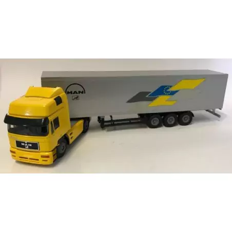 Marketplace : MAN F2000 4x2 et remorque caisse rigide MAN - Conrad ...