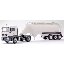 Marketplace : MAN TGS 4X2 avec citerne ciment - Conrad - 1:50