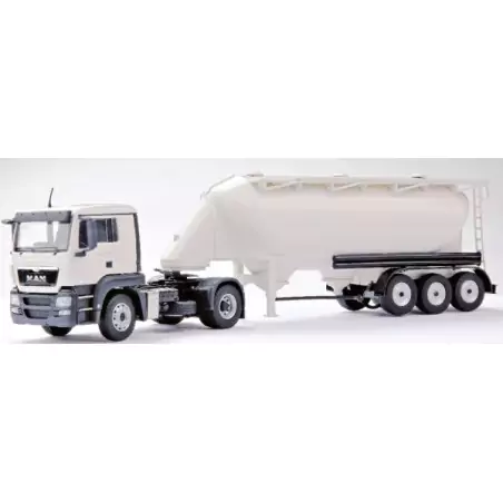 Marketplace : MAN TGS 4X2 avec citerne ciment - Conrad - 1:50