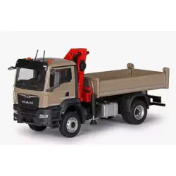 Marketplace : MAN TGS NN 4x2 porteur benne avec grue de chargement ...