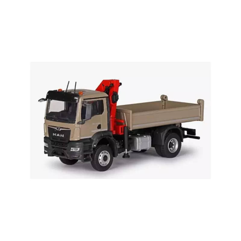 Marketplace : MAN TGS NN 4x2 porteur benne avec grue de chargement ...