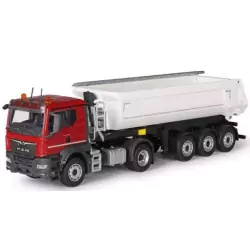 Marketplace : MAN TGS TN 4x2 avec benne 3 essieux - Conrad - 1:50