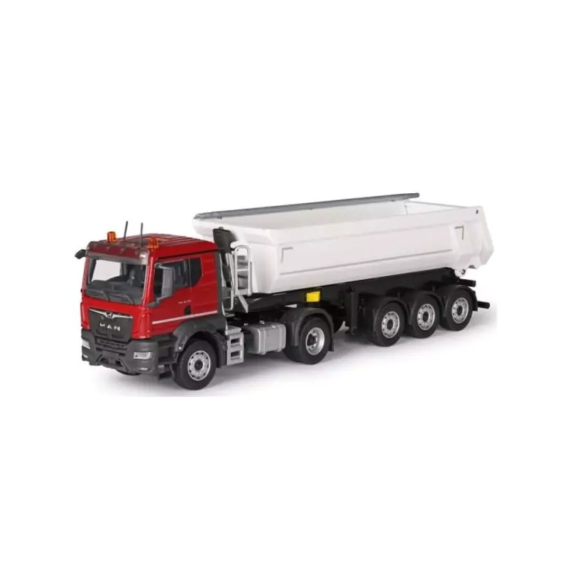 Marketplace : MAN TGS TN 4x2 avec benne 3 essieux - Conrad - 1:50