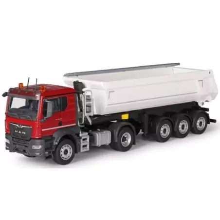 Marketplace : MAN TGS TN 4x2 avec benne 3 essieux - Conrad - 1:50