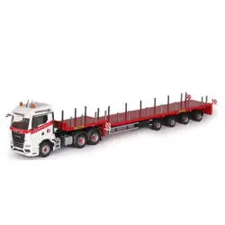 Marketplace : MAN TGX GM 6x4 avec plateau 4 Essieux FAYMONVILLE TEL...