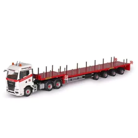 Marketplace : MAN TGX GM 6x4 avec plateau 4 Essieux FAYMONVILLE TEL...