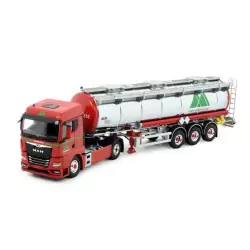 Marketplace : MAN TGX GM 4x2 avec remorque citerne 3 essieux VAN HE...